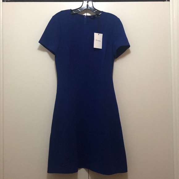 NWT $365 Theory Modern Seamed Shift Fit-and-Flare Dress in size 6! - Picture 7 of 8